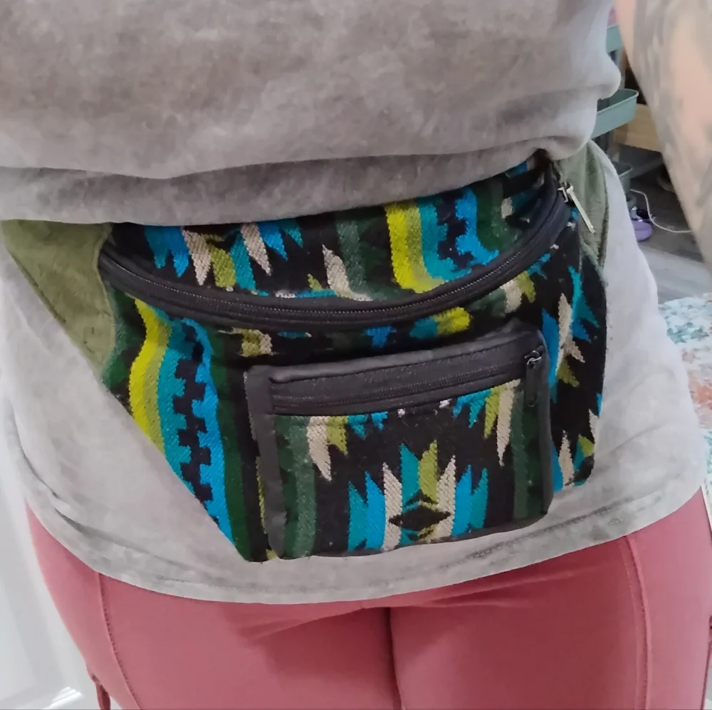Colorful Patterned Waist Bag - Picture 7 of 7